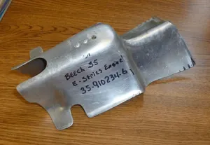 CONTINENTAL ENGINE - INNER CYLINDER BAFFLE - BEECH 35 "E" SERIES 35-910234-6